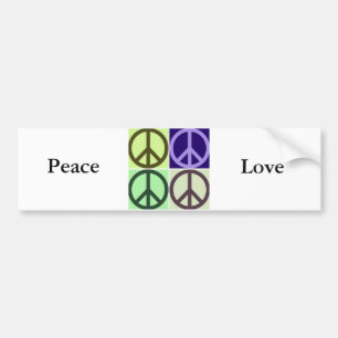 Adesivo Para Carro Paz e amor