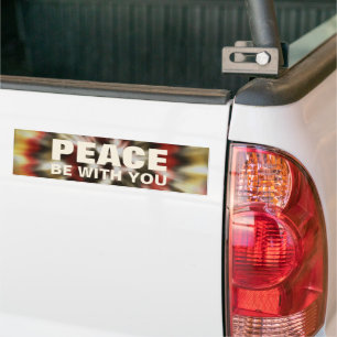 Adesivo Para Carro Paz Esteja Com O Viciado Em Corante