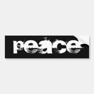 Adesivo Para Carro PAZ na terra não guerra belicista estado profundo