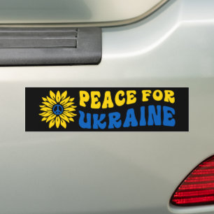 Adesivo Para Carro Paz Para A Ucrânia