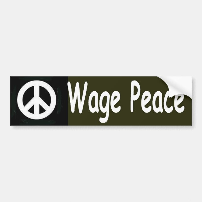 Adesivo Para Carro paz salarial (Frente)