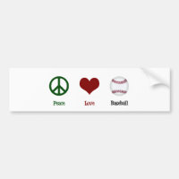 Peace Love Baseball