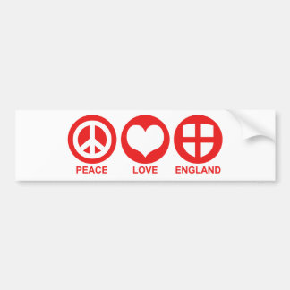 Adesivo Para Carro Peace Love England
