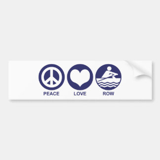 Adesivo Para Carro Peace Love Row