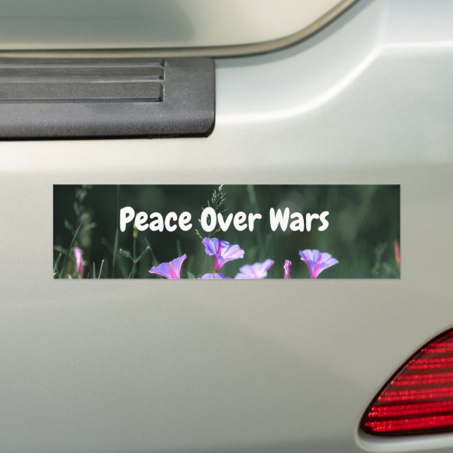 Adesivo Para Carro Peace Over Wars (No carro)