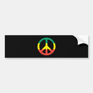 Adesivo Para Carro peace rasta