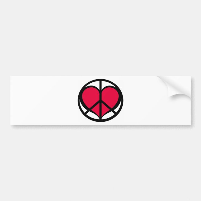 Adesivo Para Carro PeaceLove (Frente)