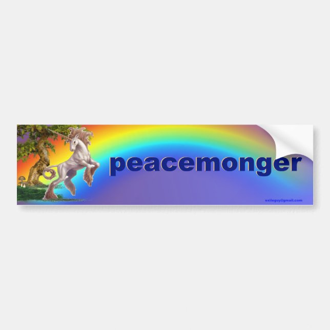 Adesivo Para Carro peacemonger (Frente)