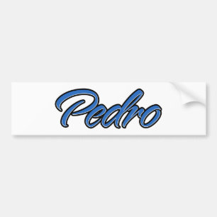 Adesivo Para Carro Pedro Name blue Aufkleber Sticker Autoaufkleber