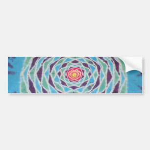 Adesivo Para Carro Peep Hole Mandala Tie Dye Sticker