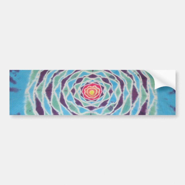 Adesivo Para Carro Peep Hole Mandala Tie Dye Sticker (Frente)