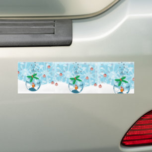 Adesivo Para Carro Peixe de Natal