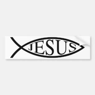 Adesivo Para Carro Peixes de Jesus