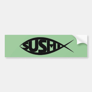 ADESIVO PARA CARRO PEIXES DO SUSHI