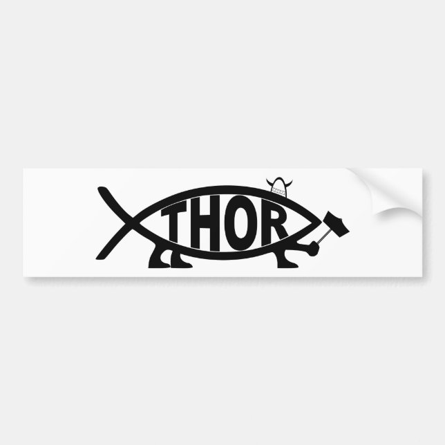 Adesivo Para Carro Peixes do THOR (Frente)
