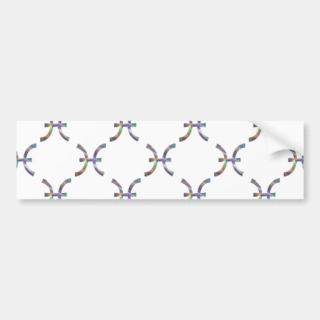 Adesivo Para Carro peixes hologramas (Frente)