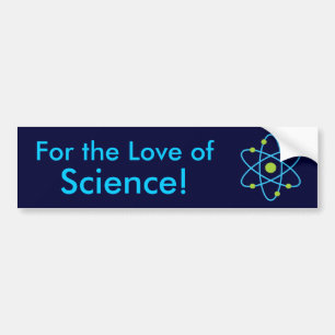 Adesivo Para Carro Pelo Amor Do Atom Da Ciência