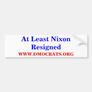 Adesivo Para Carro Pelo Menos Nixon Ressonância do BUMPER
