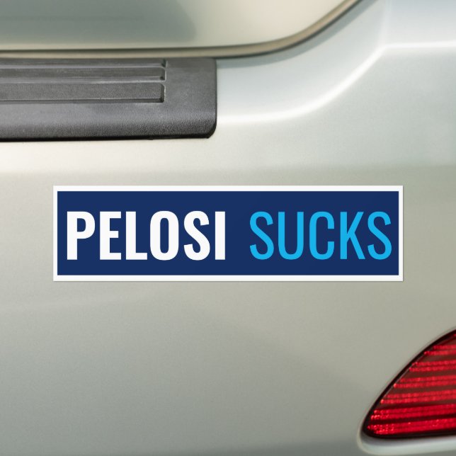 Adesivo Para Carro Pelosi Sucks (No carro)