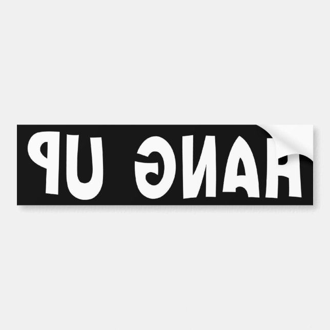 Adesivo Para Carro PENDURE ACIMA (invertido) (Frente)