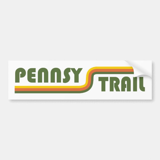 Adesivo Para Carro Pennsy Trail Indianapolis (Frente)