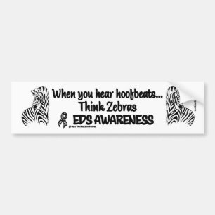 Adesivo Para Carro Pense as zebras… EDS