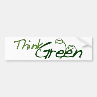 Adesivo Para Carro Pense verde