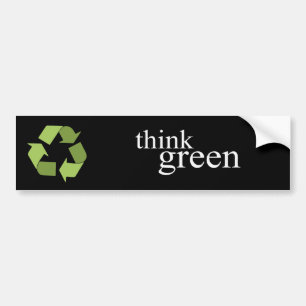 Adesivo Para Carro pense verde
