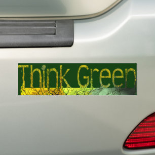 Adesivo Para Carro Pense Verde