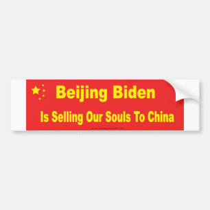 Adesivo Para Carro Pequim Biden Bumper Sticker