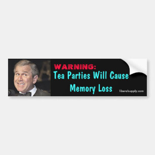 Adesivo Para Carro Perda de memória do tea party