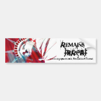 Adesivo Para Carro Permanece a etiqueta do Ameaça-pára-choque de A