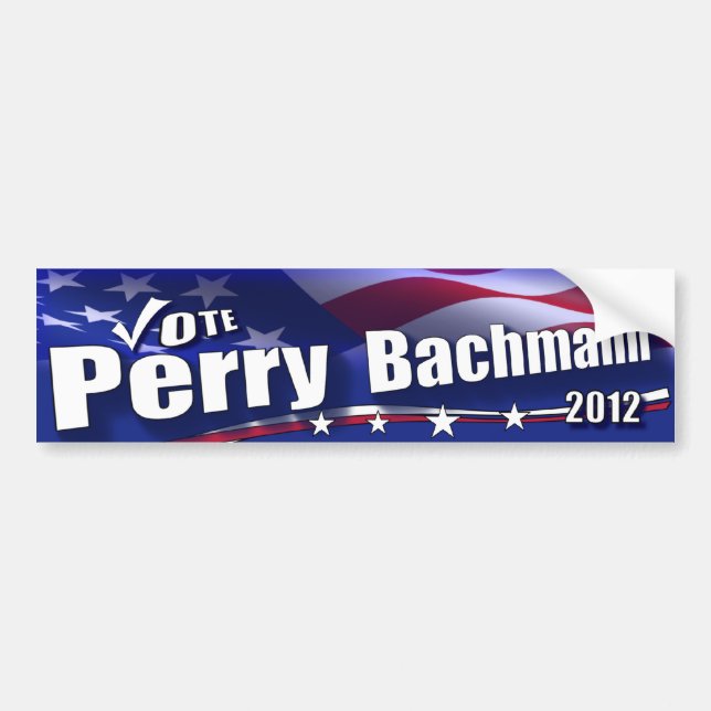 Adesivo Para Carro Perry Bachmann 2012 (Frente)