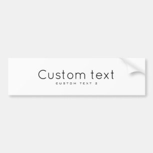 Adesivo Para Carro Personalizar 3" x 11"