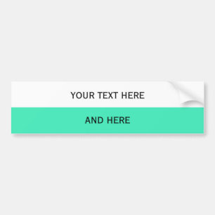 Adesivo Para Carro Personalize seu texto, imagem e cor de fundo