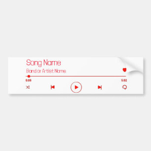Adesivo Para Carro Personalize Sua Música Favorita