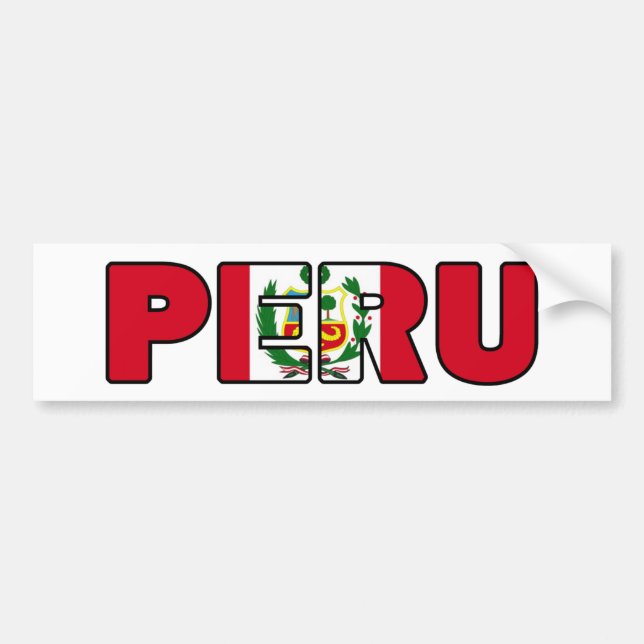 Adesivo Para Carro Peru (Frente)