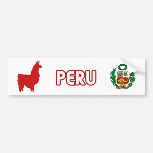 Adesivo Para Carro Peru Stiker (Frente)