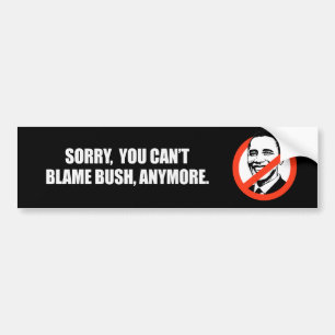 Adesivo Para Carro PESAROSO VOCÊ CULPA BUSH ANYMORE Bumpersticker do