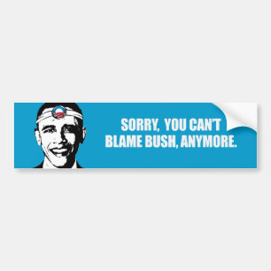 Adesivo Para Carro PESAROSO VOCÊ CULPA BUSH ANYMORE Bumpersticker do