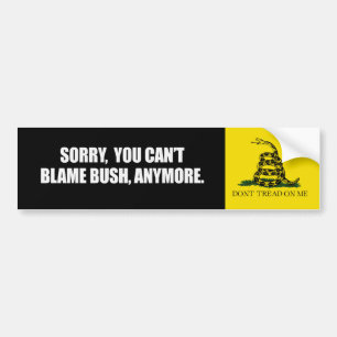 Adesivo Para Carro PESAROSO VOCÊ CULPA BUSH ANYMORE Bumpersticker do