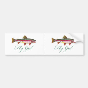 Adesivo Para Carro Pesca com moscas
