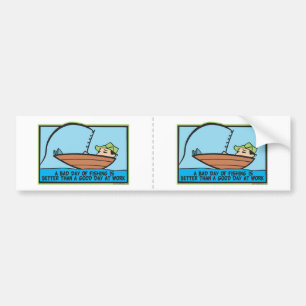 Adesivo Para Carro Pescador Engraçado