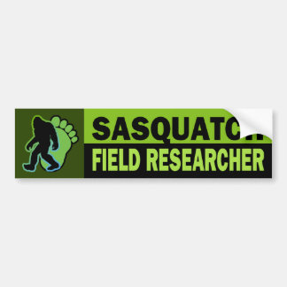 Adesivo Para Carro Pesquisador do campo de Sasquatch