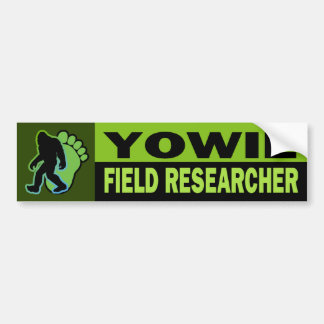 Adesivo Para Carro Pesquisador do campo de Yowie