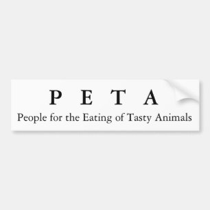 Adesivo Para Carro Pessoas para comer de animais saborosos, P   E…