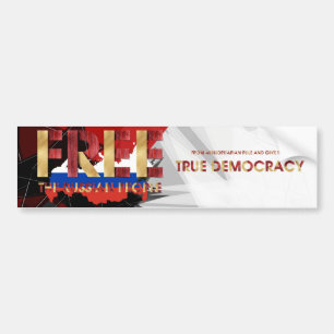 Adesivo Para Carro PESSOAS russas isentas do TEA