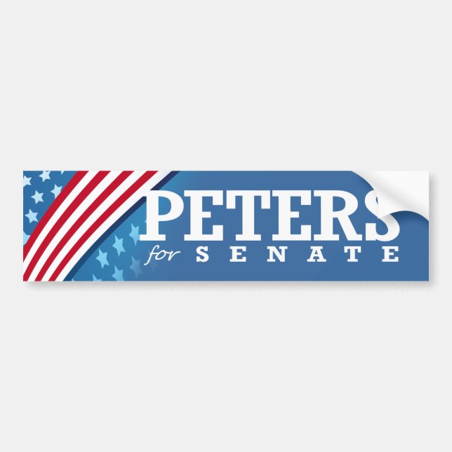 ADESIVO PARA CARRO PETERS PARA O SENADO 2014 (Frente)