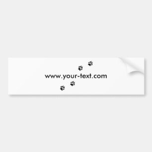 Adesivo Para Carro pfoten- paws and your-text.com