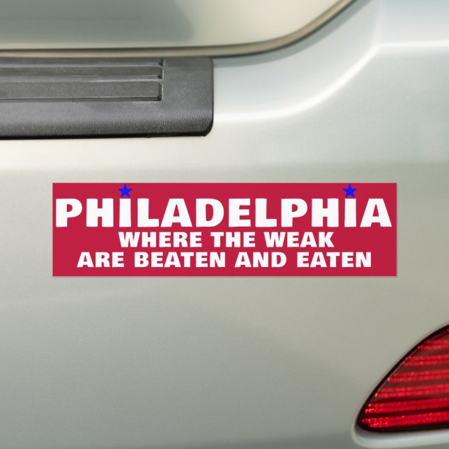 ADESIVO PARA CARRO PHILADELPHIA SPORTS (No carro)